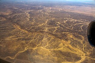 Ägyptische Wüste mit 